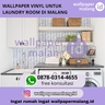 WALLPAPER VINYL UNTUK LAUNDRY ROOM DI MALANG 